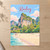 Railay Phra Nang beach limestone cliffs full-bleed print styled in Unframed sheet - corrected A-series; frame and props not included