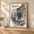 Dunquin Pier zigzag path full-bleed print styled in Light oak-console; frame and props not included