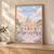 St Peter's Basilica from the square full-bleed print styled in Light oak-console; frame and props not included