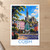 Cobh Cathedral above the Deck of Cards houses bordered print styled in Unframed sheet - corrected A-series; frame and props not included