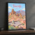 Teide from Roques de Garcia full-bleed print styled in Black frame / charcoal wall; frame and props not included