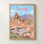 Teide from Roques de Garcia full-bleed print styled in Front oak frame - corrected opening; frame and props not included