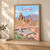 Teide from Roques de Garcia full-bleed print styled in Light oak-console; frame and props not included