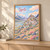 Key Monastery above the Spiti valley full-bleed print styled in Light oak-console; frame and props not included
