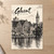 Ghent Graslei waterfront full-bleed print styled in Unframed sheet - corrected A-series; frame and props not included