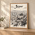 Jaipur city view full-bleed print styled in Light oak-console; frame and props not included