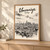 Umraniye city view full-bleed print styled in Light oak-console; frame and props not included