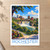 Rochester city view bordered print styled in Unframed sheet - corrected A-series; frame and props not included