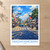 Madhyamgram city view bordered print styled in Unframed sheet - corrected A-series; frame and props not included
