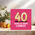 Funny 40th Birthday Card – 40 Years of Being a Dingus – 145mm x 145mm Square Greeting Card with Kraft Envelope, Hilarious for Him Her Friend Husband Wife Men Women