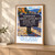 Great Smoky Mountains Newfound Gap bordered print styled in Light oak-console; frame and props not included