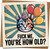 Funny Rude Cat Birthday Card – Adult Humor ‘You’re How Old?’ Square 145mm x 145mm with Kraft Envelope, For Men Women Him Her Friend, Party Hat Kitten Balloons, Blank Inside