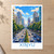 Xinyu city view bordered print styled in Unframed sheet - corrected A-series; frame and props not included