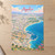 Agadir city view full-bleed print styled in Unframed sheet - corrected A-series; frame and props not included