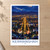 Kermanshah city view bordered print styled in Unframed sheet - corrected A-series; frame and props not included