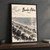 Bandar Abbas city view full-bleed print styled in Black frame / charcoal wall; frame and props not included
