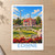 Edirne city view bordered print styled in Unframed sheet - corrected A-series; frame and props not included