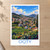 Ooty city view bordered print styled in Unframed sheet - corrected A-series; frame and props not included