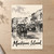 Mackinac Island Main Street full-bleed print styled in Unframed sheet - corrected A-series; frame and props not included