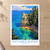 Pictured Rocks Miners Castle bordered print styled in Unframed sheet - corrected A-series; frame and props not included
