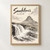Kirkjufell and Kirkjufellsfoss full-bleed print styled in Front oak frame - corrected opening; frame and props not included