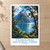 Milford Sound Mitre Peak from the foreshore bordered print styled in Unframed sheet - corrected A-series; frame and props not included