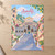 Amalfi Cathedral staircase full-bleed print styled in Unframed sheet - corrected A-series; frame and props not included