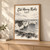 Old Harry Rocks from the headland full-bleed print styled in Light oak-console; frame and props not included