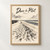 Dune du Pilat from the crest full-bleed print styled in Front oak frame - corrected opening; frame and props not included