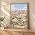 Theodore Roosevelt Painted Canyon full-bleed print styled in Light oak-console; frame and props not included