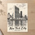 New York City city view full-bleed print styled in Unframed sheet - corrected A-series; frame and props not included
