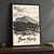Ben Nevis full-bleed print styled in Black frame / charcoal wall; frame and props not included