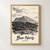 Ben Nevis full-bleed print styled in Front oak frame - corrected opening; frame and props not included