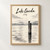 Lake Garda full-bleed print styled in Front oak frame - corrected opening; frame and props not included