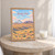 Huayna Potosí full-bleed print styled in Oak frame / bedside table; frame and props not included