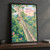 Kakum National Park full-bleed print styled in Black frame / charcoal wall; frame and props not included