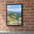 Shebenik National Park full-bleed print styled in Black frame / exposed brick; frame and props not included