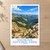 Shebenik National Park bordered print styled in Unframed sheet - corrected A-series; frame and props not included