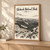 Shebenik National Park full-bleed print styled in Light oak-console; frame and props not included