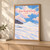 Sierra Nevada del Cocuy full-bleed print styled in Light oak-console; frame and props not included
