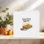 Funny Birthday Card Happy Birthday Ginger Nut Biscuit Design, 145mm x 145mm Square Greeting Card with Kraft Envelope, Humour Birthday Card for Him Her Friend Family