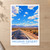 Mojave Desert bordered print styled in Unframed sheet - corrected A-series; frame and props not included