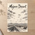 Mojave Desert full-bleed print styled in Unframed sheet - corrected A-series; frame and props not included