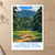Corcovado National Park bordered print styled in Unframed sheet - corrected A-series; frame and props not included