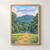 Corcovado National Park full-bleed print styled in Front oak frame - corrected opening; frame and props not included