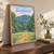 Corcovado National Park full-bleed print styled in Original angled oak-console; frame and props not included