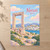 Naxos full-bleed print styled in Unframed sheet - corrected A-series; frame and props not included
