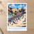 Boulders Beach bordered print styled in Unframed sheet - corrected A-series; frame and props not included