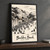 Boulders Beach full-bleed print styled in Black frame / charcoal wall; frame and props not included