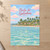 Porto de Galinhas full-bleed print styled in Unframed sheet - corrected A-series; frame and props not included